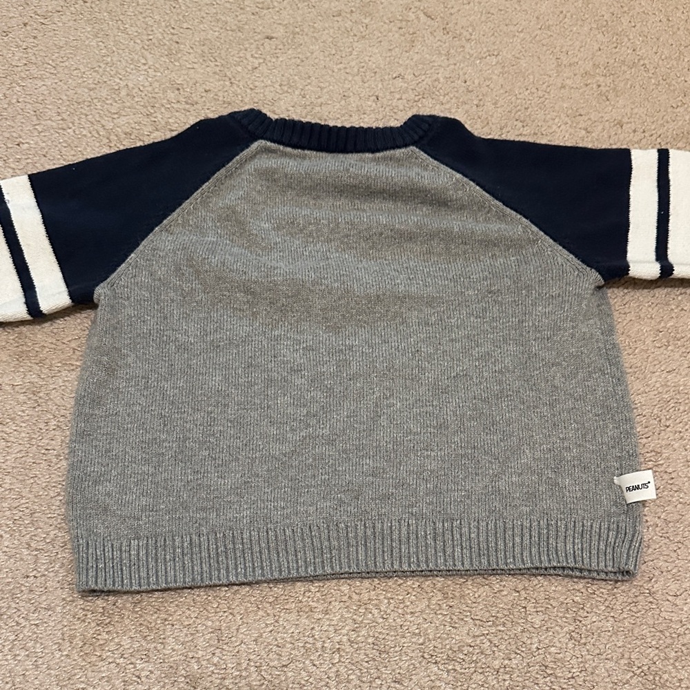 🛍️SALE🛍️ Janie and Jack Sweater PEANUTS™ Snoopy And Woodstock Sweater - Picture 6 of 6